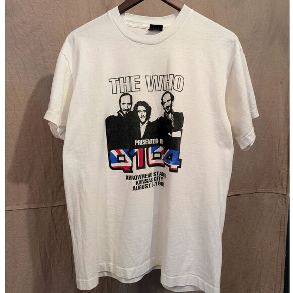 VTG 1989 THE WHO Tour XL Arrowhead Stadium Kansas City - Picture 2 of 5